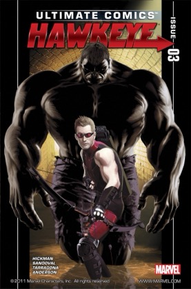 Cover of Ultimate Comics Hawkeye #3
