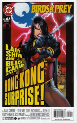Cover of Birds of Prey v1 #62
