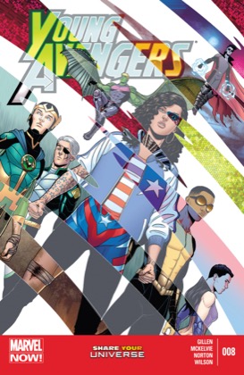 Cover of Young Avengers #8