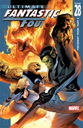 Cover of Ultimate Fantastic Four #28
