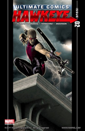 Cover of Ultimate Comics Hawkeye #2