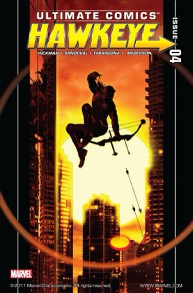 Cover of Ultimate Comics Hawkeye #4